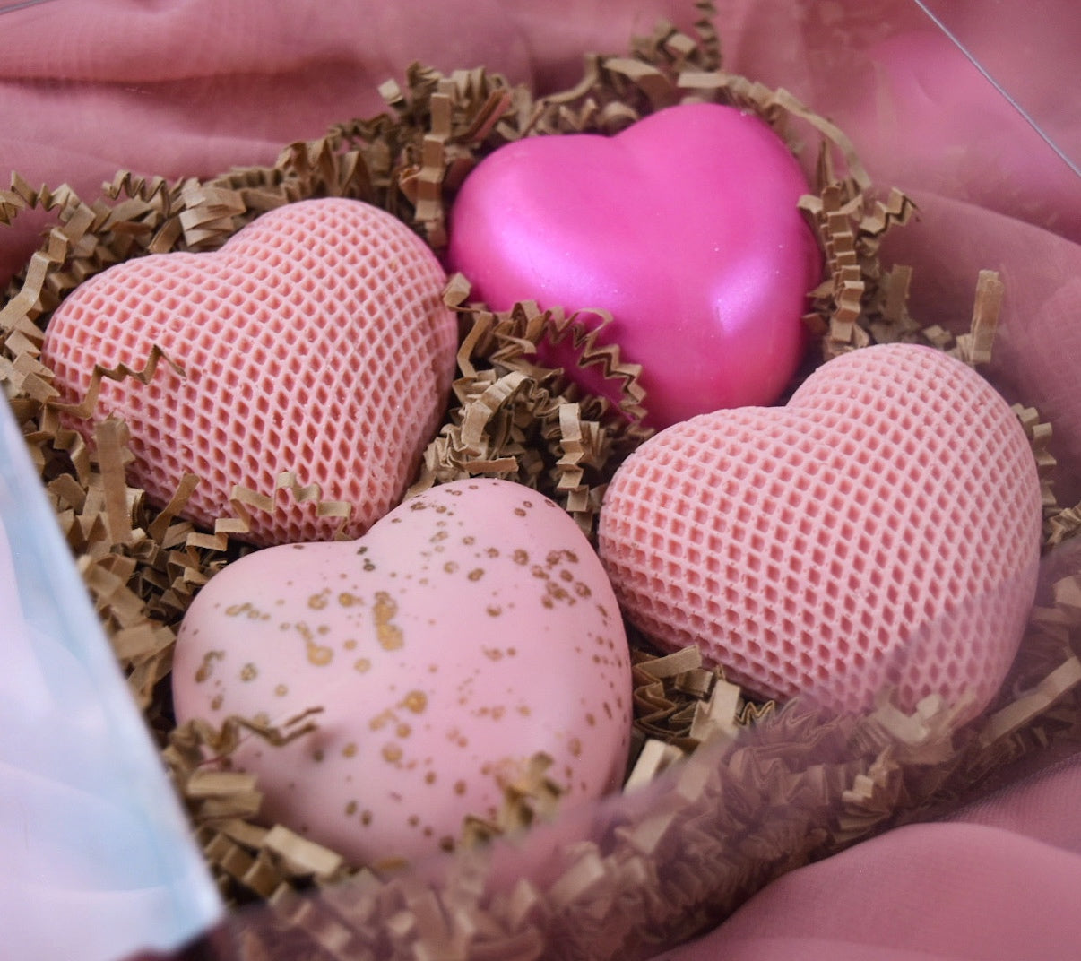 Lovers’ Truffle Box: Gilded Pink